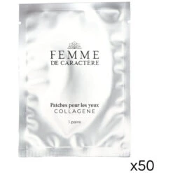50 Patchs Contour Des Yeux Au Collagène Femme De Caractère