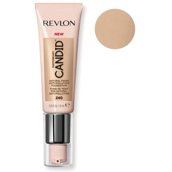 Fond De Teint N°240 Natural Beige Photoready Candid REVLON 1 Fond De Teint N°240 Natural Beige Photoready Candid REVLON